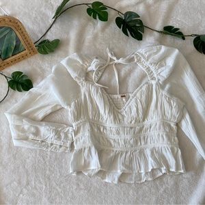 Free people corset blouse